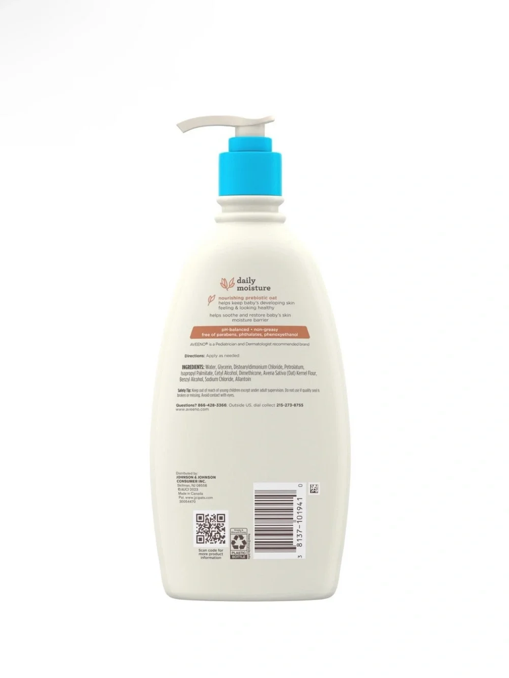 Aveeno Baby daily moisture lotion 18oz NWT